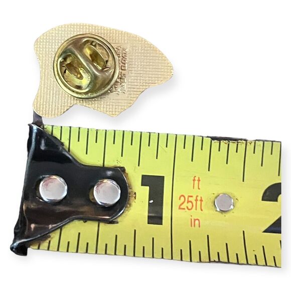 Albert Elovitz Vintage Phantom Of The Opera Black‎ Enamel Pinback Pin Brooch - Picture 2 of 2